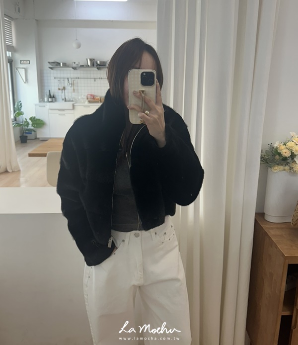 層次感立領拉鍊外套(闆娘.花花清單)